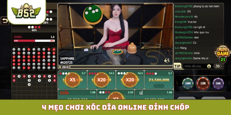 4 mẹo chơi Xóc Dĩa online đỉnh chóp