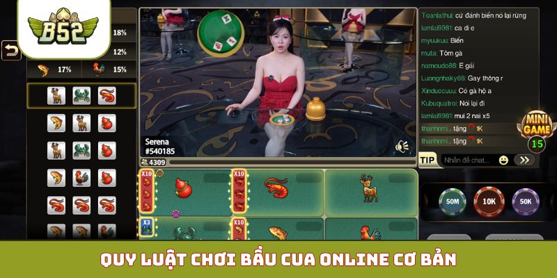 Quy luật chơi Bầu Cua online cơ bản
